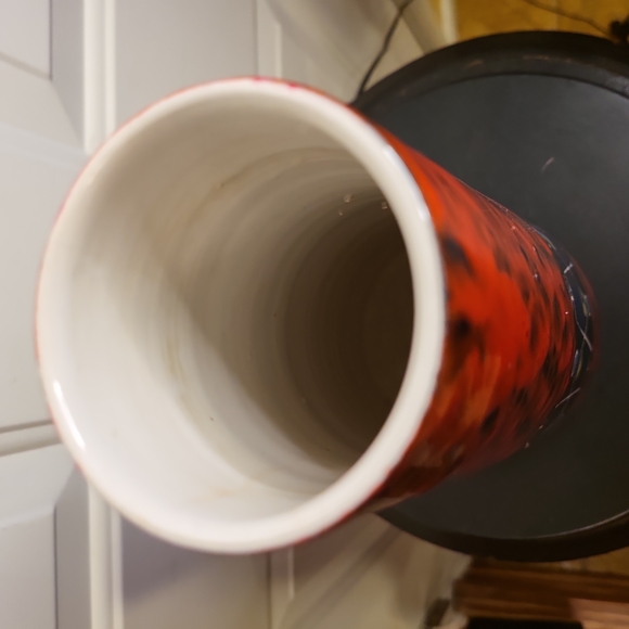 Italian Mid-Century Modern Ceramic Vase by C.E.M.A.S  Sesto  Florence 10" - Picture 5 of 10